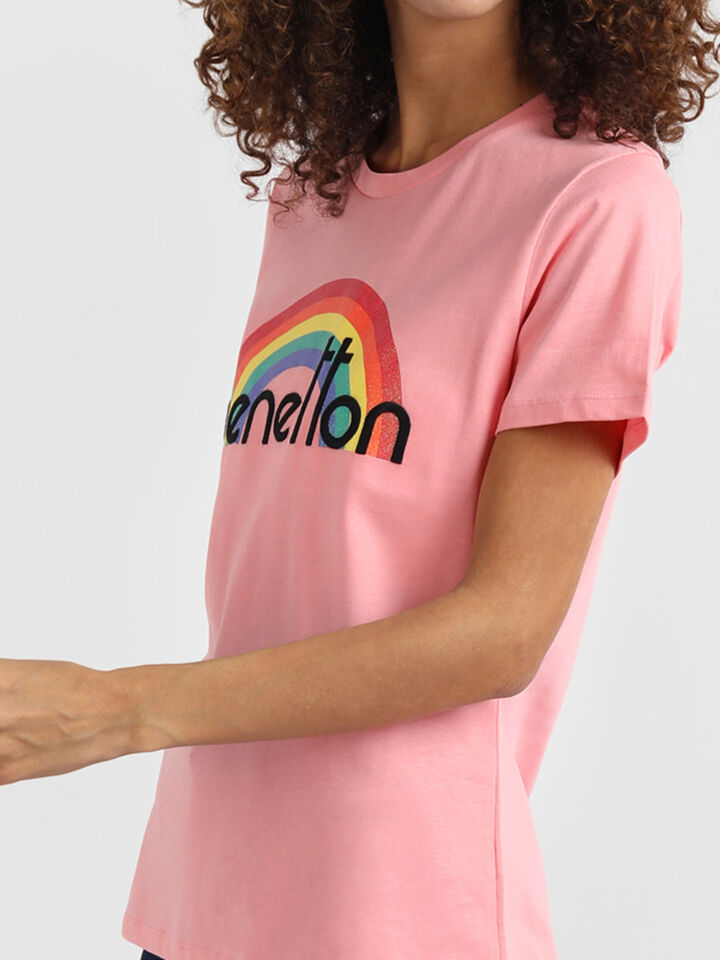 Rainbow Print Top image number 2